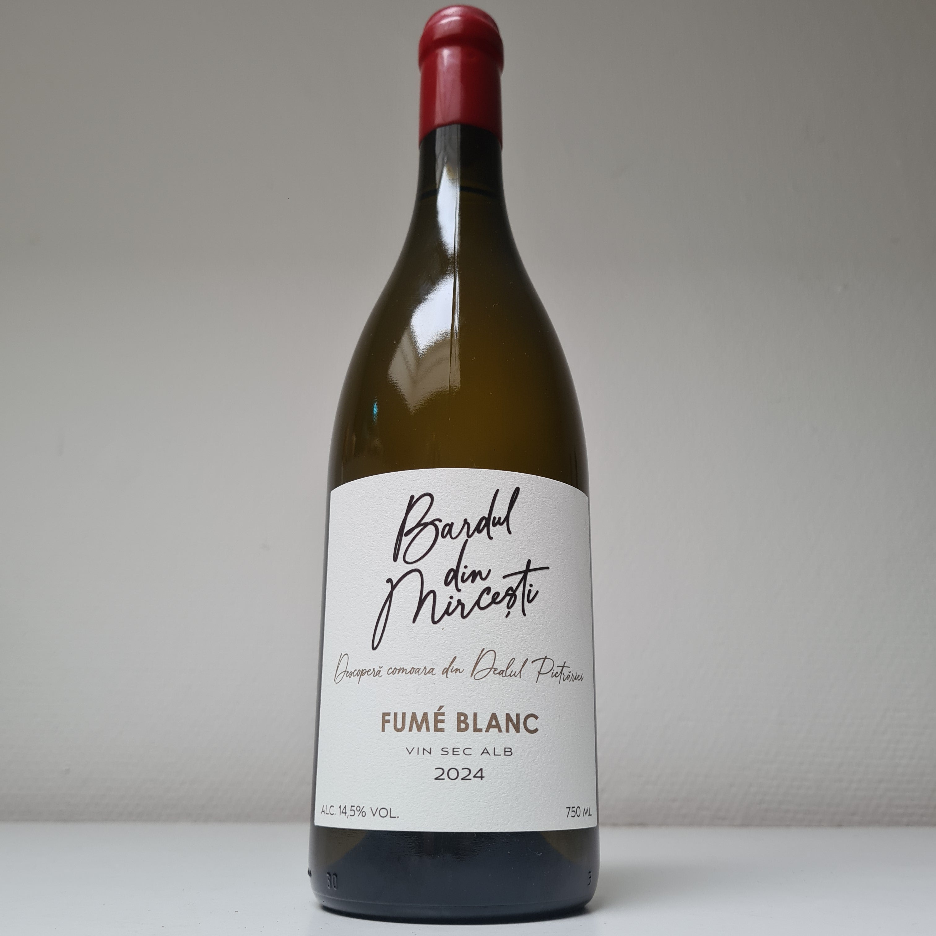 Fumë Blanc Bardul din Mircesti van wijnmaker Crama Mircesti uit Moldavië 