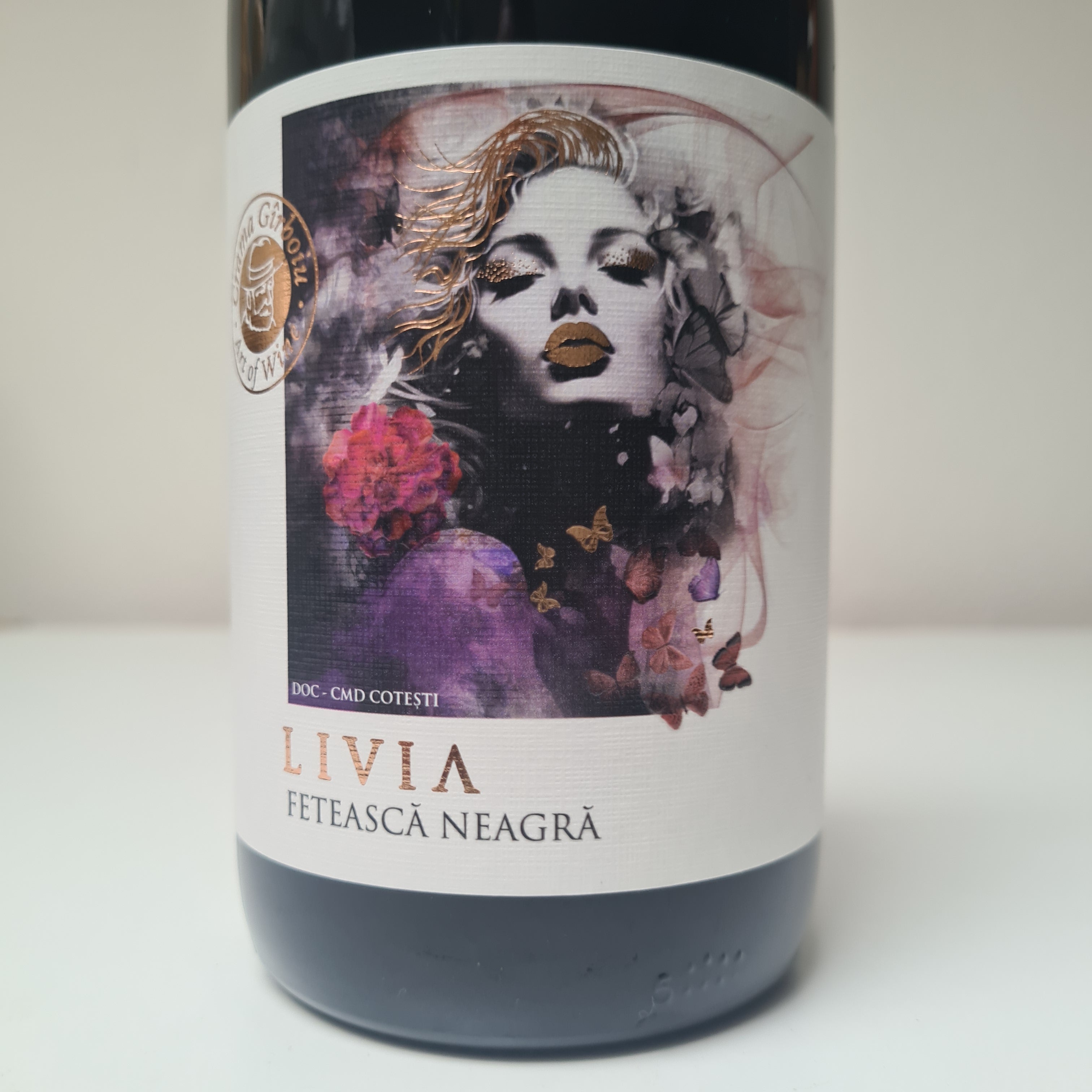 1 fles Feteasca Neagra  2022  Livia Crama Girboiu rode wijn uit Roemenië