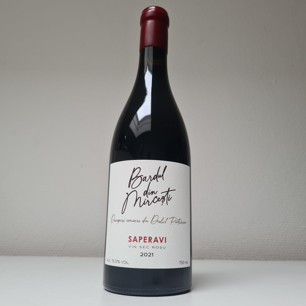 Saperavi Bardul din Mircesti rode wijn van wijnmaker Crama Mircesti uit Moldavië .