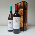 Wijndoos Italië : 1 fles wit & 1 fles rood