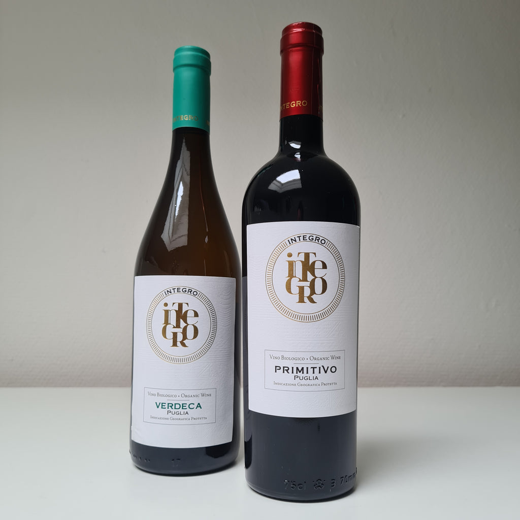 Wijndoos Italië : 1 fles wit & 1 fles rood