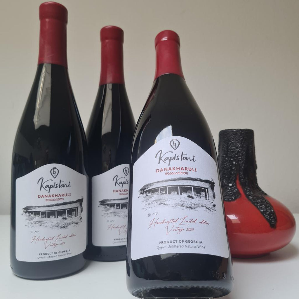 Rode wijn uit Georgië Danakharuli wijnmaker Kapistoni Winery Georgië