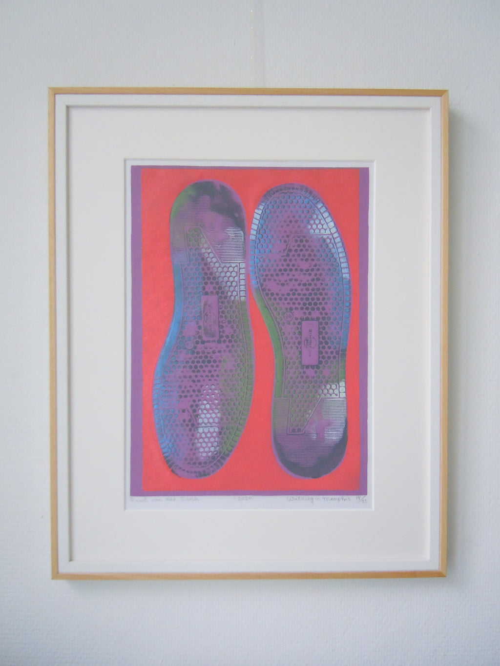Paul van der Donk Grafiek "Walking in Memphis" nr 13 / 25.