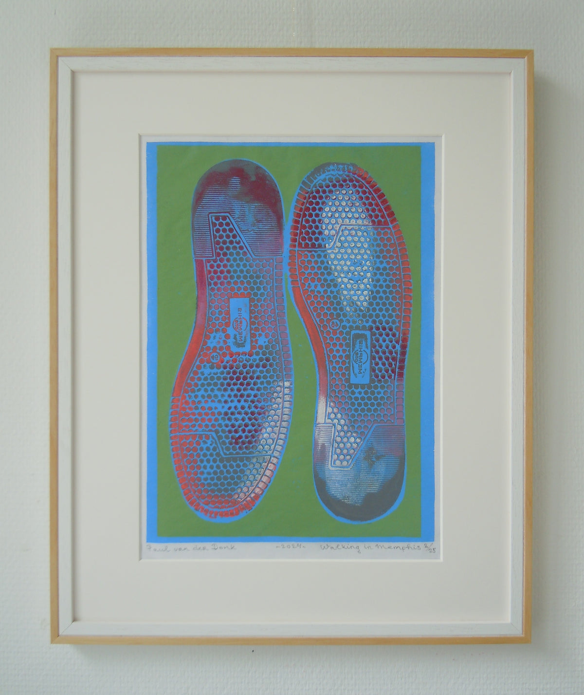 Paul van der Donk Grafiek Walking in Memphis nummer 21 van 25 in lijst